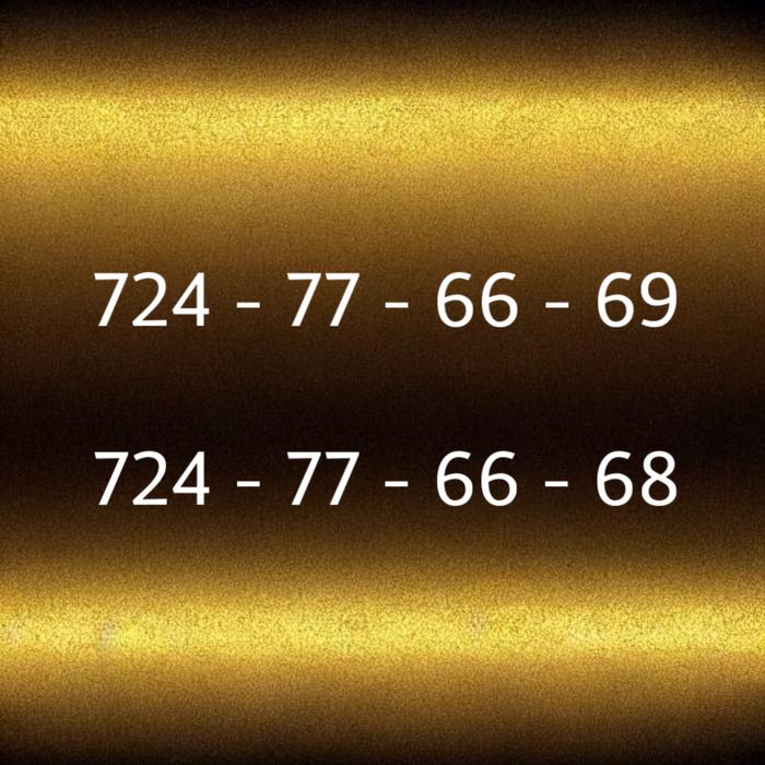 Zestaw złotych numerów / złoty numer | Plus