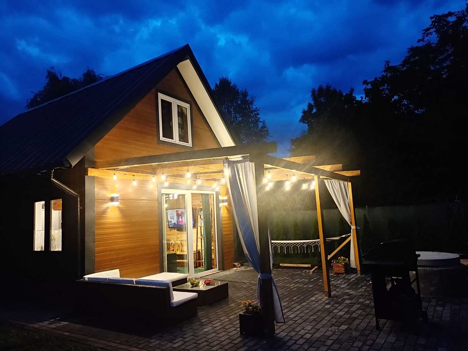 Domek całoroczny Zakątek Krasice, strefa relaksu, bania, jacuzzi, quad