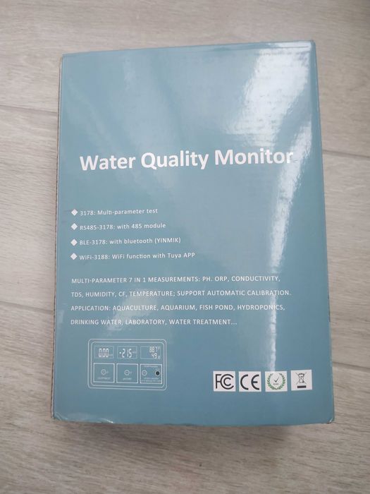 Анализатор воды 7 в 1 EC/TDS/CF/pH/ORP/Humadity/Temp, модуль RS485