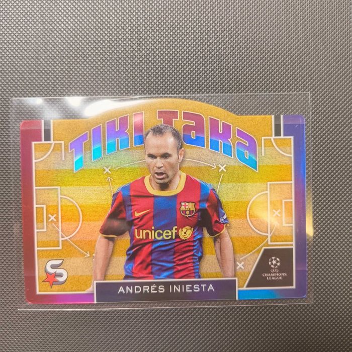 Carta Tiki Taka Andres Iniesta Topps Superstars