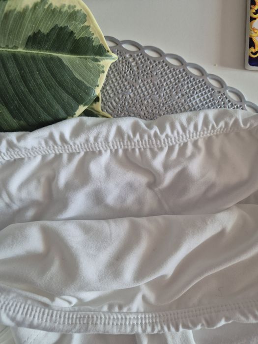 Biała bluzka hiszpanka z długim rękawem – SHEIN