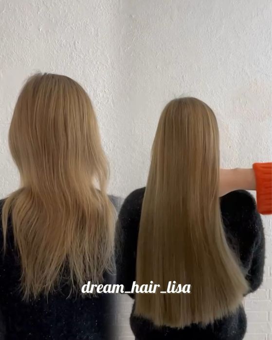 Наращивание натуральных волос микро и нано капсулами