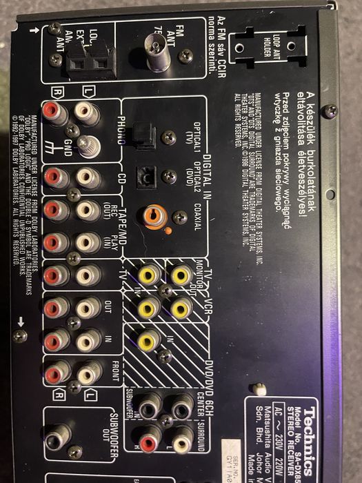 Technics SA-DX850