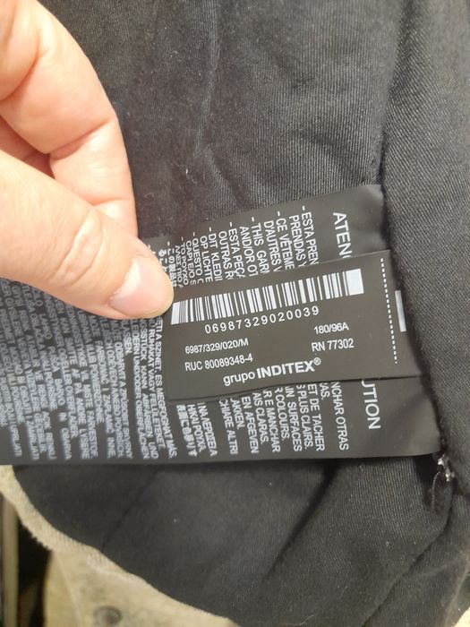 Zara куртка утепленная осень + джинсы багги фит (мом), костюм новый