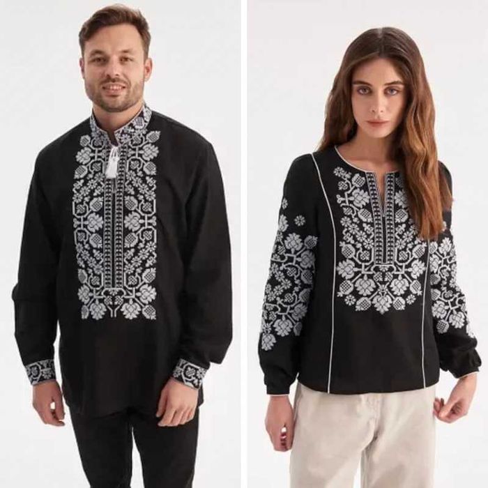 Парні вишиванки для закоханих Комплект жіноча та чоловіча вишиванка