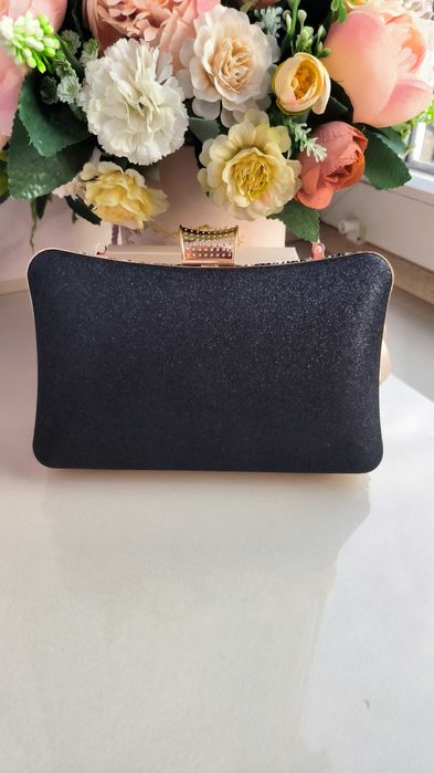 Piękna wieczorowa torebka kopertówka sylwestra wesela studniówka