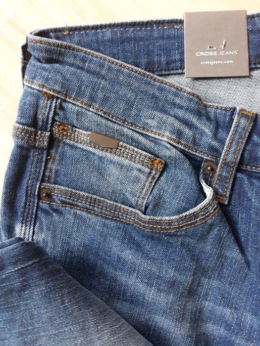 NOWE jeansy CROSS, rozm. 180-182 cm spodnie dżinsy