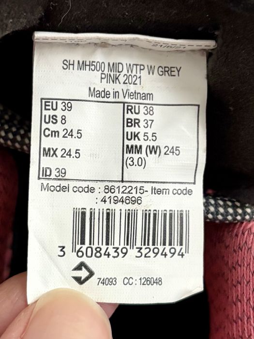 Botas para trilho