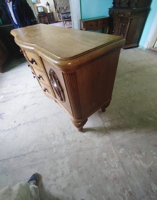 Komplet komoda + stolik kawowy w stylu ludwikowskim