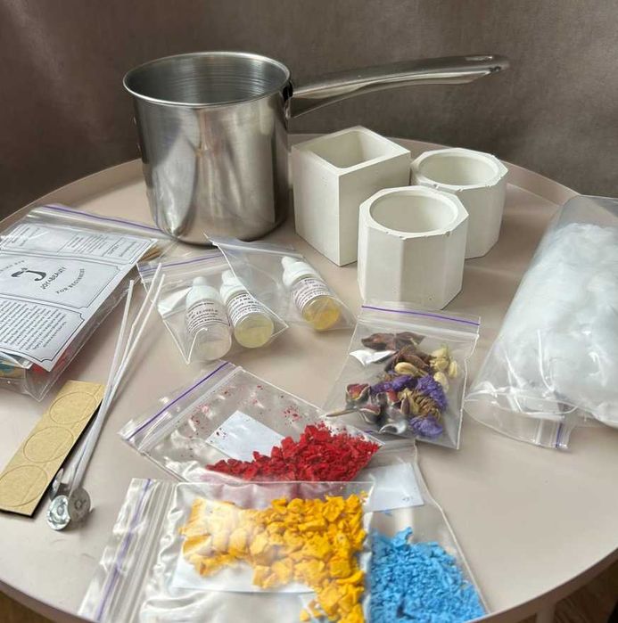 Набір свічковара початківця для створення свічок ручної роботи