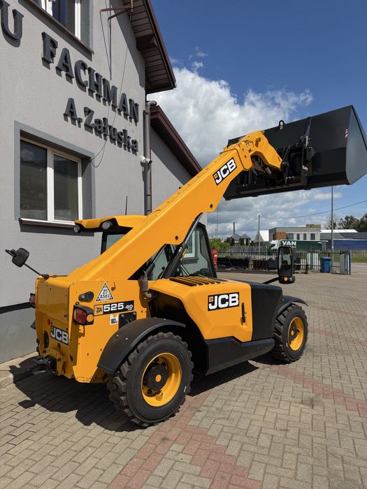 Ładowarka JCB 525-60AGRI  2018r KLIMA bardzo ładba niska kompaktowa 1,8m