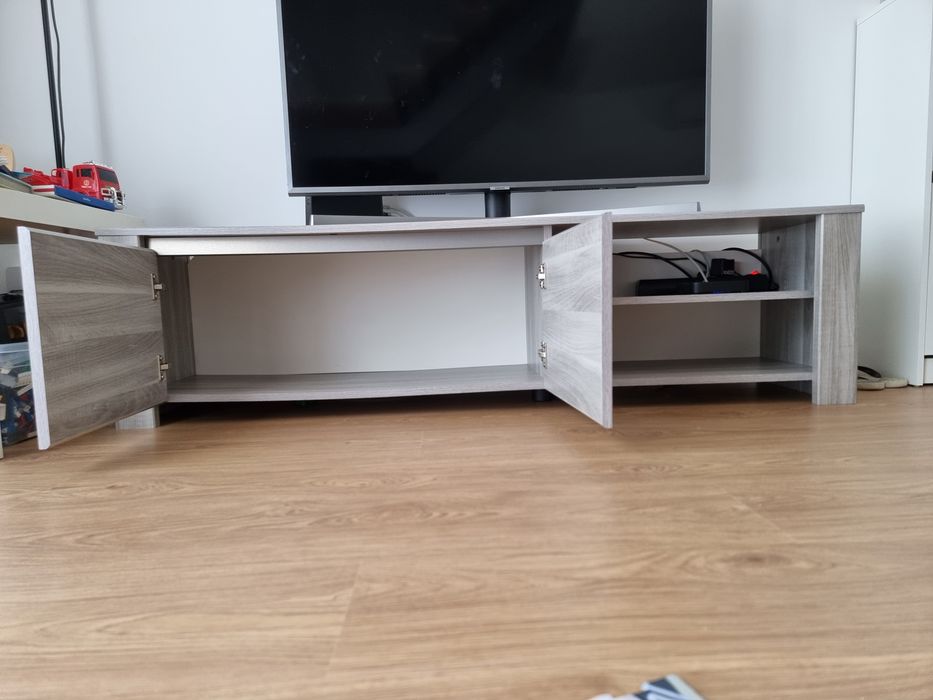Conjunto móvel de TV e Prateleira
