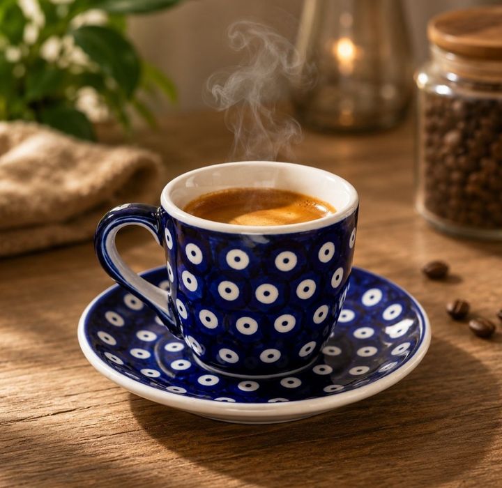 Filiżanka ceramiczna cappuccino ceramika Bolesławiec