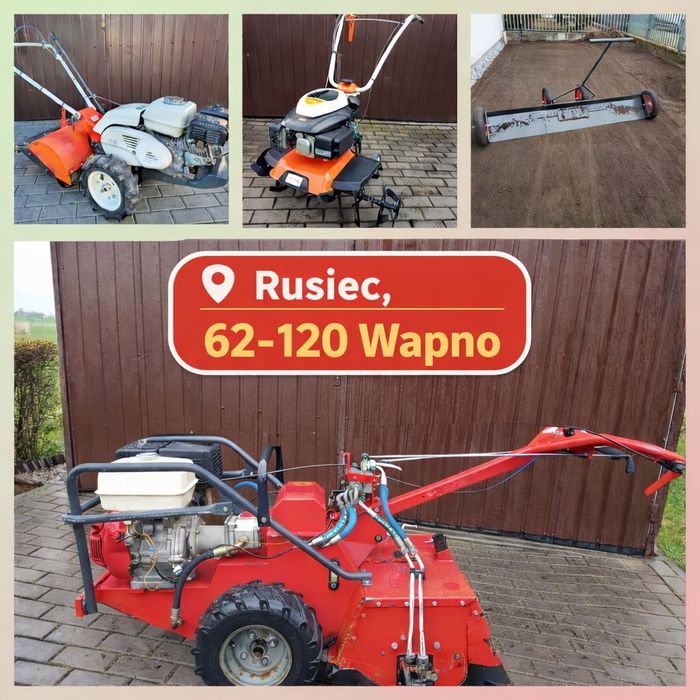 Wynajem,zagęszczarka,rębak, wertykulator,glebogryzarka,wiertnica,walec