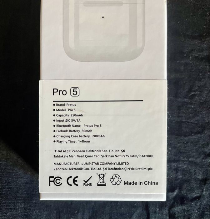 Pratus Pro 5 Earbuds – NEW! SEALED!64751554156930122