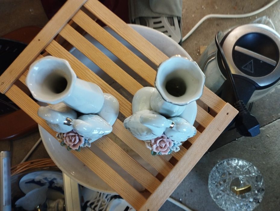 Świeczniki porcelanowe