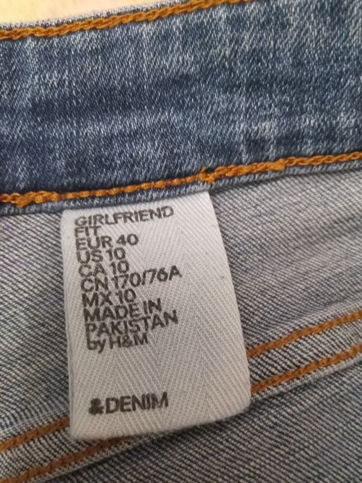 Spodnie Jeansy damskie Girlfriend Fit Denim rozmiar 40 .