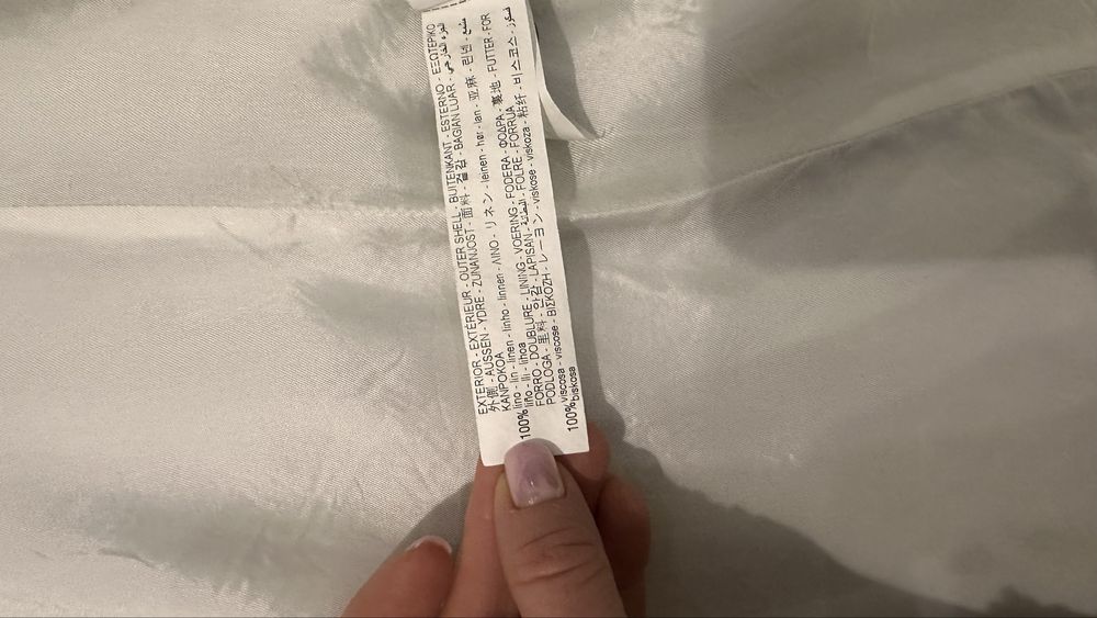 Піджак жакет лляний Zara S