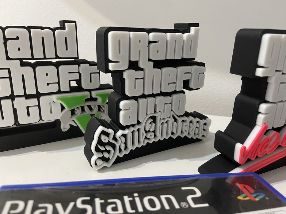Colecão GTA - Placas Decorativas