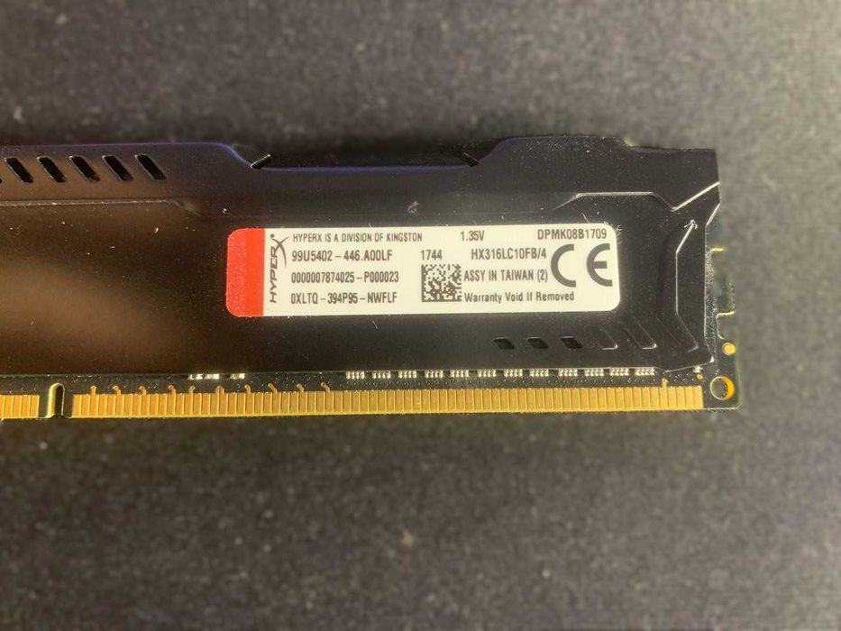 Kingston HyperX Fury Black DDR3L 4GB 1600MHz (HX316LC10FB/4)