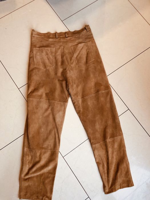JOY spodnie skórzane