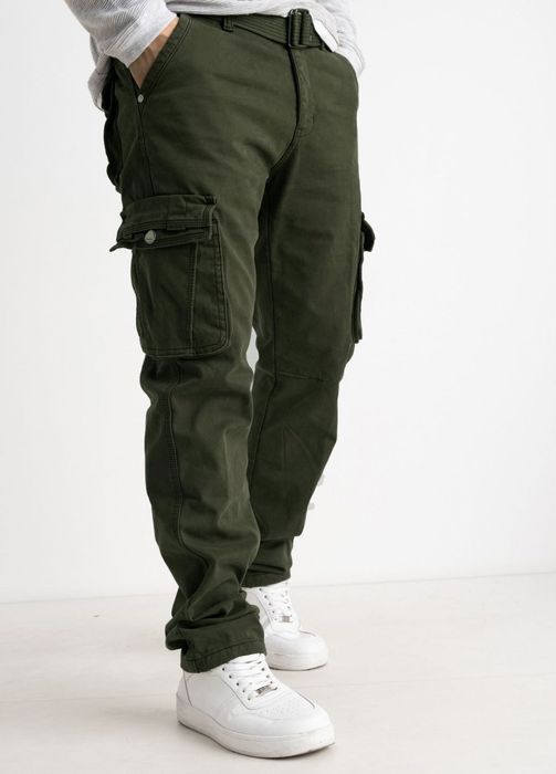 Штани чоловічі карго утеплені ITENO чорні сірі сині олива