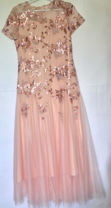 Shein sukienka hafty,cekiny,impreza,wesele M