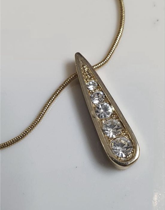 Вінтажна підвіска у вигляді краплі, цирконій від ciro, італія