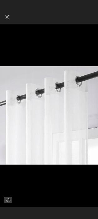 firany  2 sztuki 140 szerokość, 250 długość