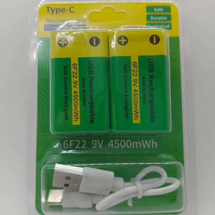 Аккумулятор Крона 9V 4500 mWh
