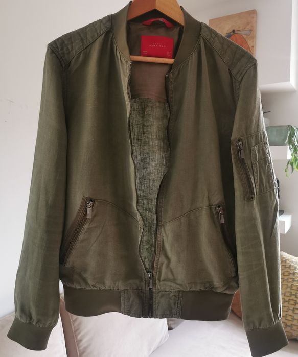 ZARA  kurtka bomberka  kol. khaki  R M