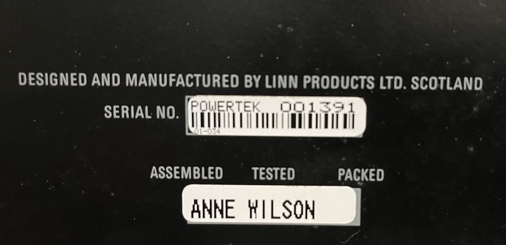 Linn Powertek - amplificador de potência stereo