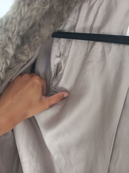 Casaco pêlo castanho Pull&Bear S