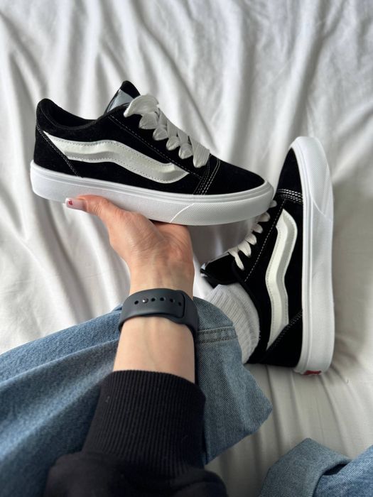 Vans Knu Skool кросівки чорні Ванс Кню скул НАЛОЖКА 36-44