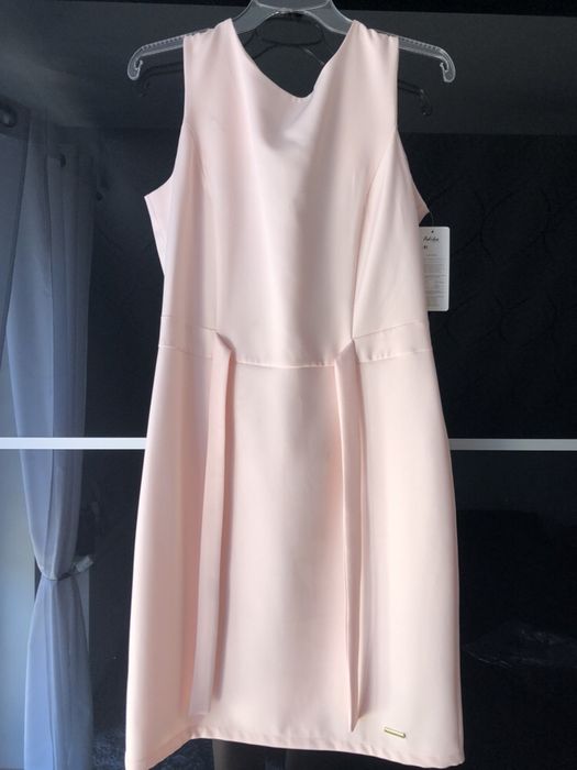 Letnia sukienka , pudrowy róż.