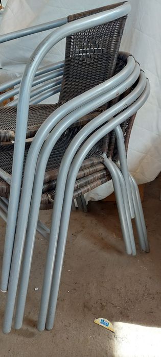 Krzesło balkon brąz