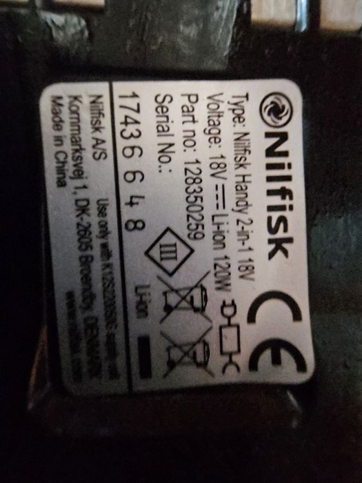 Nilfisk Handy 2-in-1 Пилосос,пилосмокт,пылесос