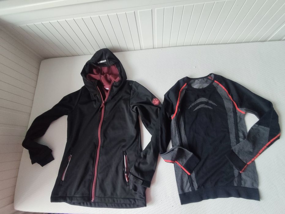 Kurtka Softshell i koszulka termoaktywna Crivit 146/152