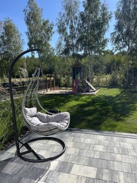 Pod Brzozami-domki całoroczne Balia jacuzzi noclegi Bałtów