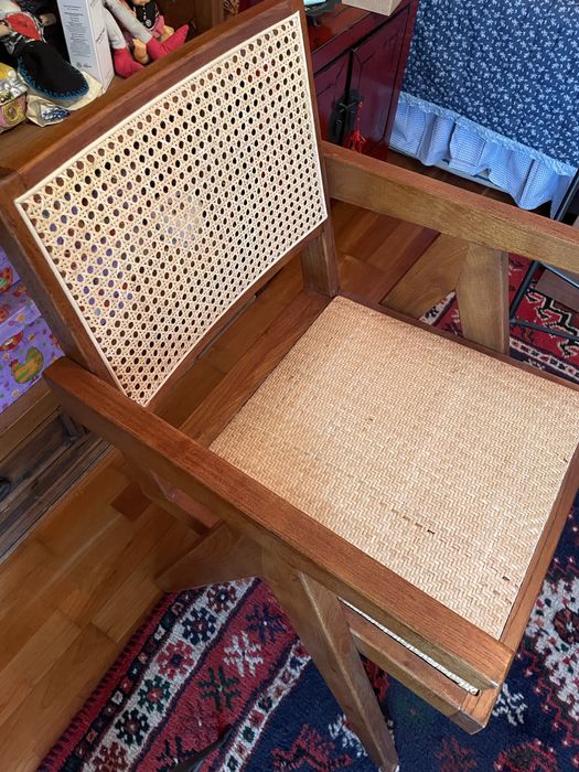 Cadeira sala / escritorio olmo maciço