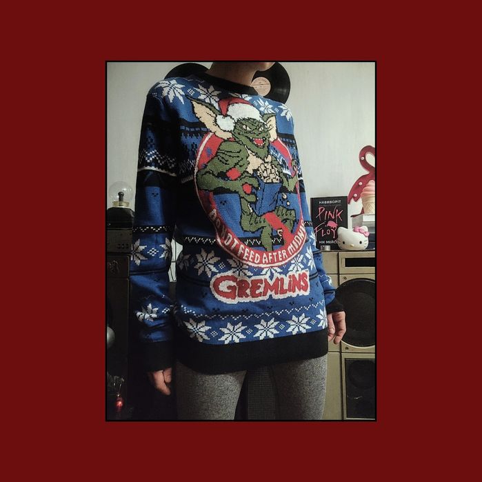 Gremlins / Гремліни / новорічний светр / різдвяний светр / кофта