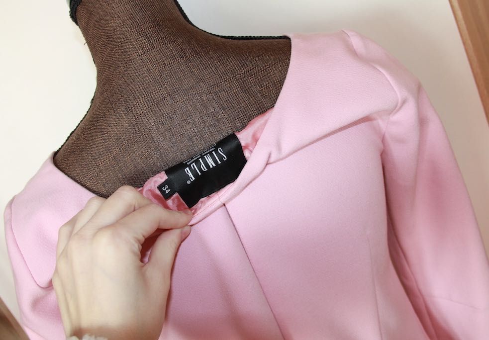 Różowa koszula SIMPLE bluzka 34 xs 36 s ciążowa sweter