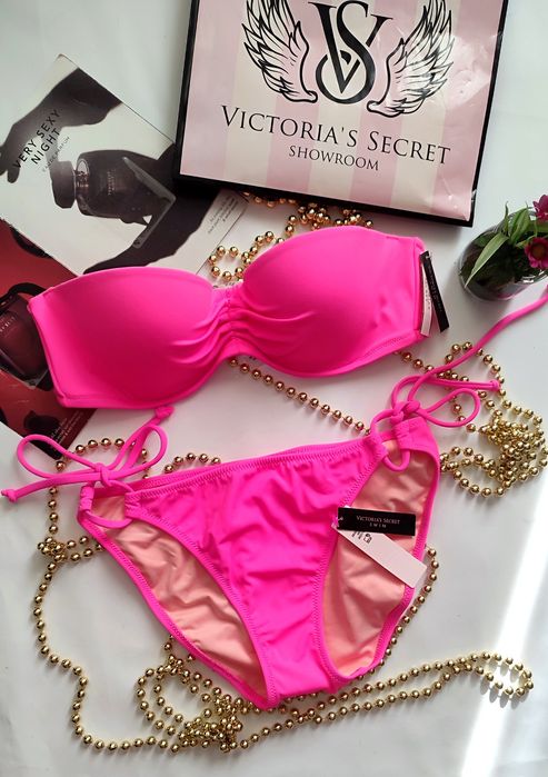 Купальник бандо VICTORIA'S SECRET xs s m l 40 38 36 34 бразильяни