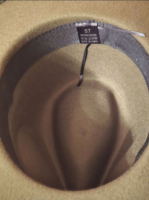 Elegancki kapelusz myśliwski M/L 57cm Oliwkowy. Na polowanie Hubertusa