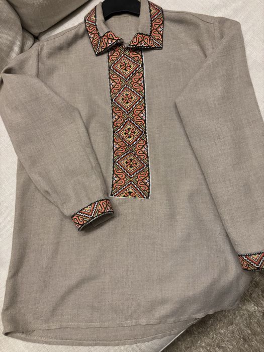 Дитяча вишита сорочка для хлопчика 10-12 років. Вишиванка чоловіча