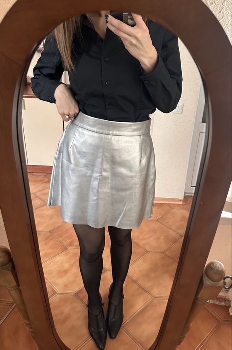 Срібна шкіряна спілниця cici coco