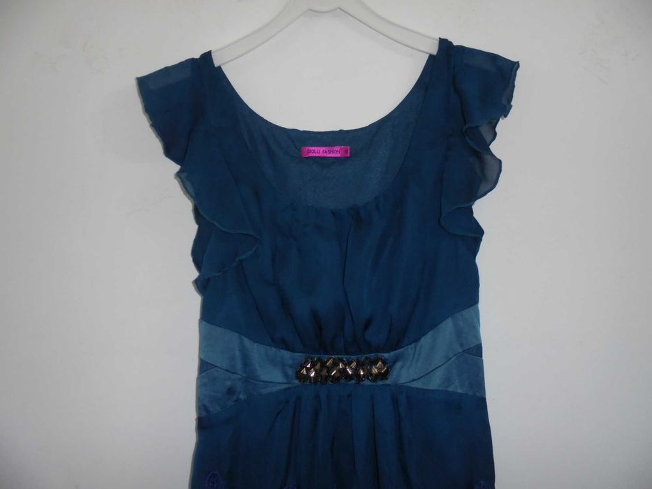 vestido de senhora muito chique