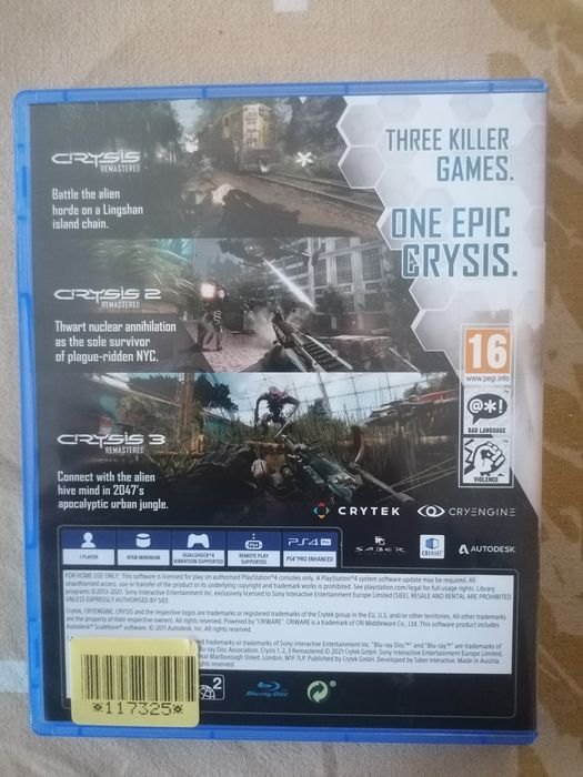 Crysis trilogy remastered - ps4