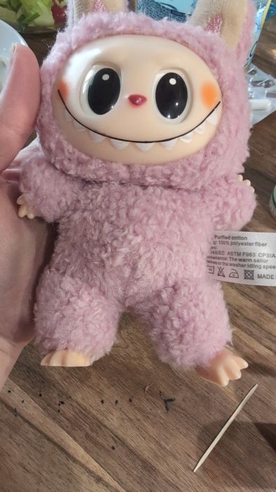 Лабубу іграшка рожева