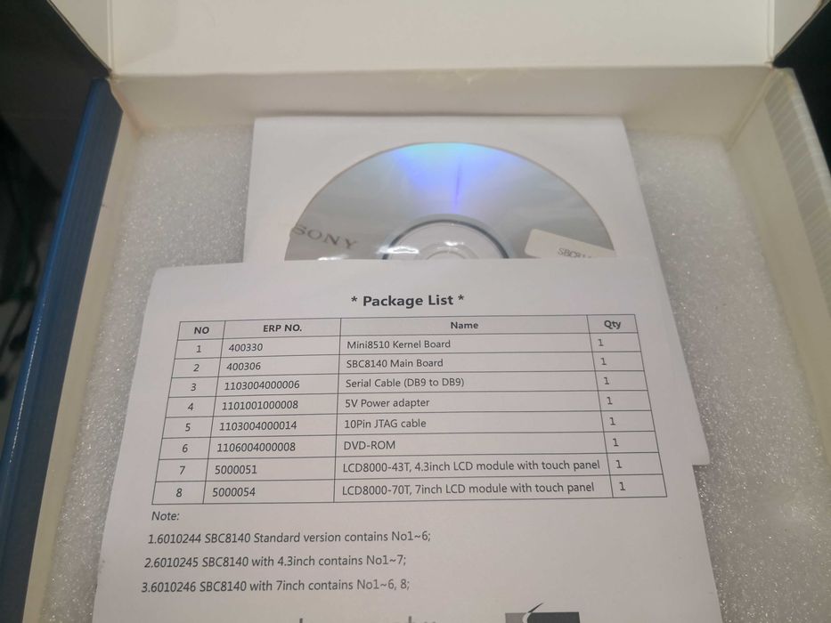 Embest SBC8140 + LCD 7" + ARM9 + Linux – Kit Completo e Testado